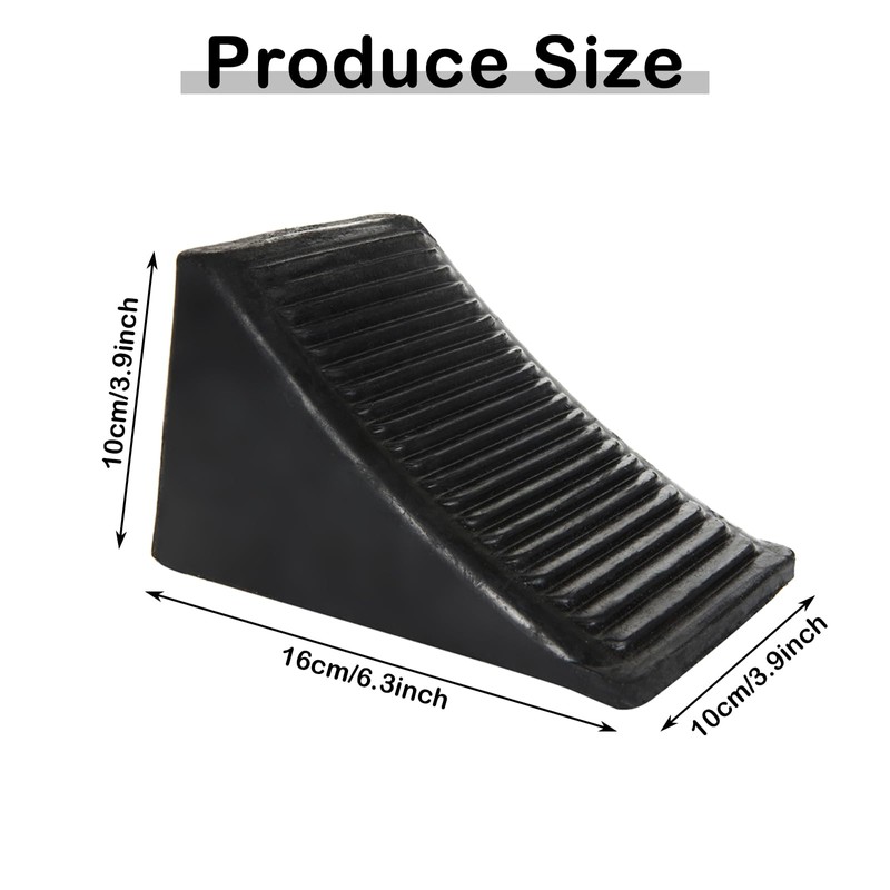 CertBuy 4 Pack Wheel Chock for Trailers, RV Wheel Chocks