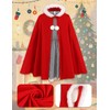 kegemor Christmas Who Lou Costumes Adult Women Red Dress with