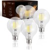 KOR 4 Pack 5.5W (60W Equivalent) Clear G25 Globe Led
