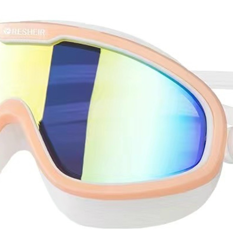 Swimming Goggles Antifog Leakproof Large Frame Clear Fashionable Swim Goggles