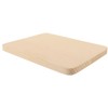 teemando® 8 x Beech Wood Coasters 10cm Decorative Coasters for
