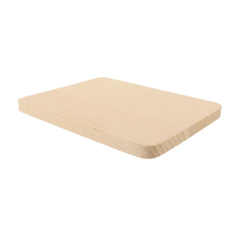 teemando® 8 x Beech Wood Coasters 10cm Decorative Coasters for