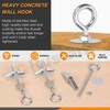 Rustark 15Pcs M5 O-Shaped Eye Bolt Toggle Anchor Assortment Kit