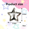 Vxcbad Pack of 50 Star Hair Clips Y2k Accessories Hair
