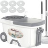 Mop and Bucket with Wringer Set,Spin Mop and Bucket System,