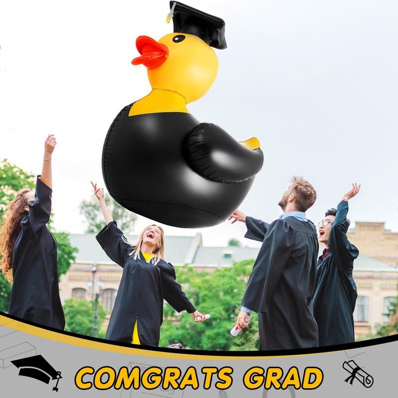 Hungdao 2 Pack 5 ft Graduation Giant Inflatable Decor Duck