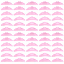 100Pcs Small Lash Lift Pads, Lash Lift Shields, Silicone Reusable for Perm Curls Kits, Lash Lifting Makeup Tool (S Size)