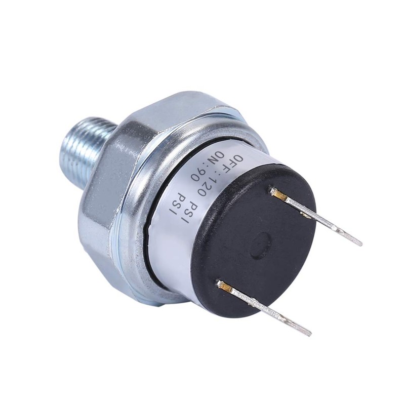 Air Pressure Switch 90-120 PSI 1/8"-27 NPT DC 24V 12V