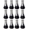 Circuit Performance Shorty Chrome Valve Stems TR412 22mm Low Profile