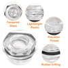 HARFINGTON 4pcs Air Compressor Oil Sight Glass M16 x 1.5mm
