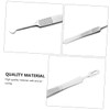 FOMIYES Hair Removal Tweezer Extractor 3pcs Curved Stainless Pimple