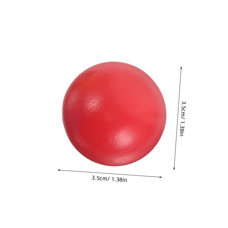 Abaodam 3 Pcs Wooden Croquet Balls Durable Lawn Game Accessories