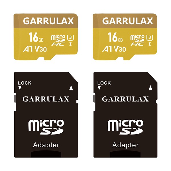GARRULAX TF Memory Card with SD Adapter, 16GB High Speed