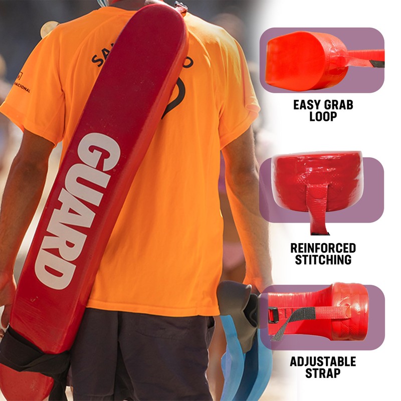 Kemp USA 40 Inch Lifeguard Rescue Tube - Lifeguard Accessories