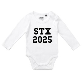 Huuraa Unisex Strampler STX 2025 Abschluss Dänemark Geschenk Größe 68 White Bio Baumwolle Fairtrade STX 2025 Souvenir