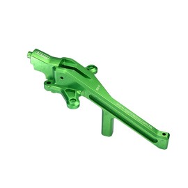 GPM Upgrades Aluminum 7075-T6 Front Chassis Brace for 1/8 4WD Sledge Monster Truck (95076-4) RC Cars (Green)