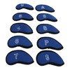 10 PCS Golf Club Head Covers Golf Iron Pole Net