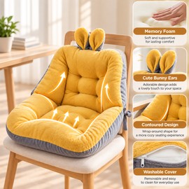 Ergonomic Memory Foam Seat Cushion for Sitting – Contoured Support for Office Chairs, Cars, Sofas & Daily Use