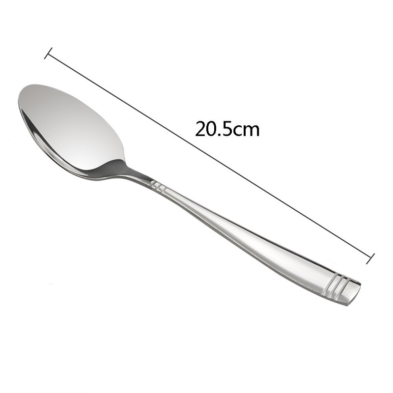 Dynko Stainless Steel Dinner Spoons, Set of 12