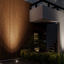 Juavi Pivoting Recessed Floor Spotlight with LED GU10