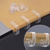 24 Packung Kunststoff Tischdecke Clips, Klare Tischdecke Tuch Klemmen Halter