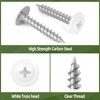 #8 x 2 (60 PCS) Modified Truss Head Wood Screws,