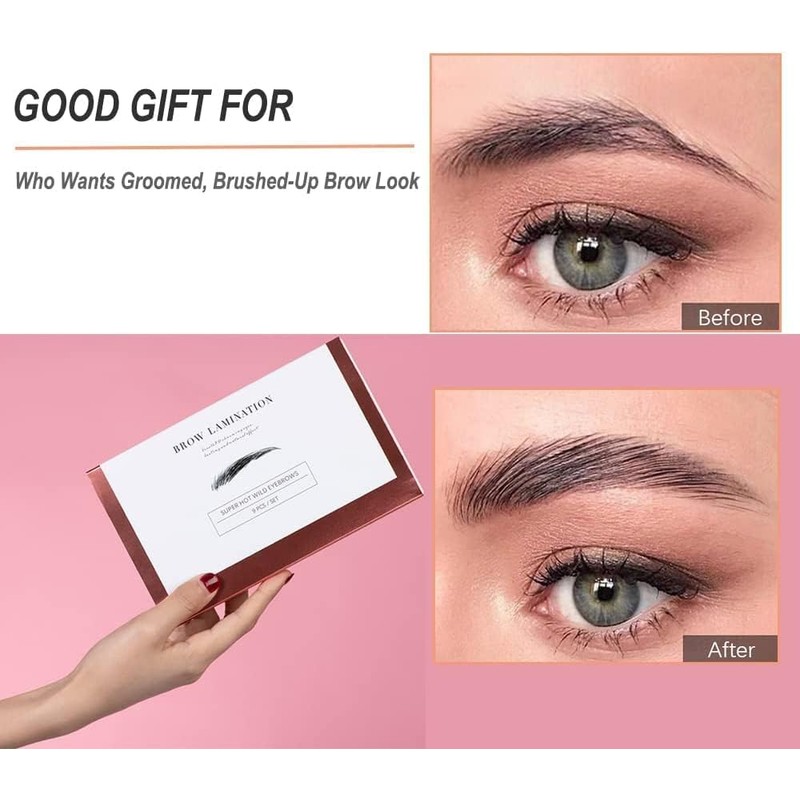 Bluemega permanente de cejas Laminado de Cejas, Juego de Cejas