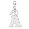 Initial Letter with Cross Keychains Alphabet Initial Letter Keychain Initial
