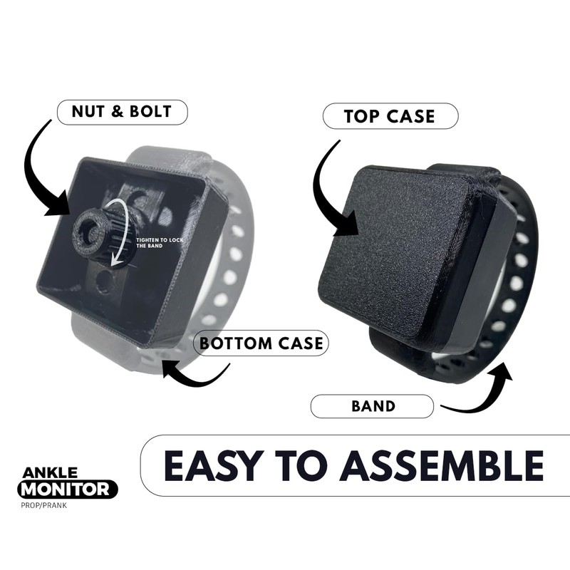 Fake/Prop - Ankle Monitor, House Arrest Bracelet, GPS Tracker and