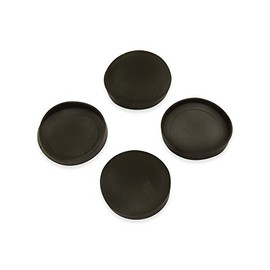 Rubber Cap Suitable for 25mm dia Magnets to Protect Delicate, Scratch Sensitive Surfaces - 26mm dia x 4mm high x 0.5mm thick - Pack of 4