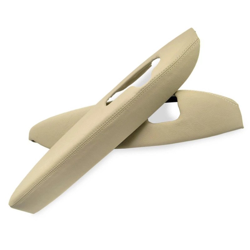 Kar Designers Fits 05-12 Acura RL Beige Leather Synthetic Door