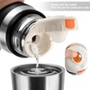 Insulated Stainless Steel Bottle 700ml/23.6oz with Cup Vacuum Thermo Bottle