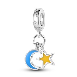 Hapour 925 Sterling Silver Charms for Charm Bracelets Necklace European Jewelry Pendant Beads Charm for Women Mom