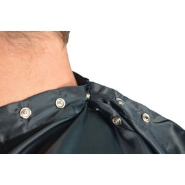 Jolly Barber Waterproof Nylon Barber Cape with Snap Neck Closures