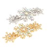 LALAFINA 6pcs Rhinestone Snowflake Hairpins Decorative Hair Accessories for Festivals