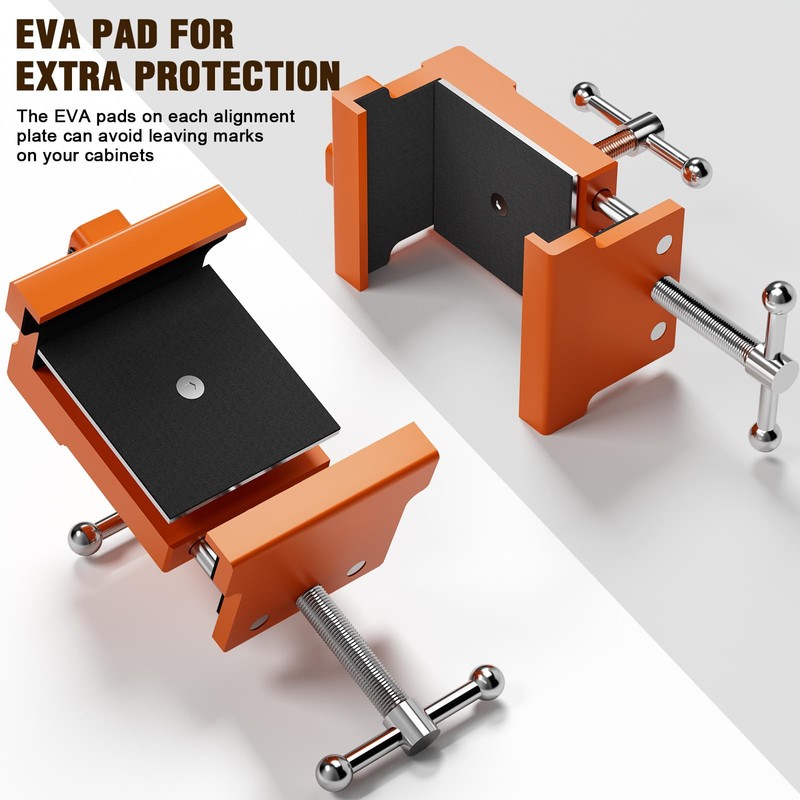 4-Pack Cabinet Clamps for Installing Cabinets, Face Frame Clamps Cabinet