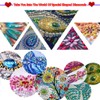 DIZAKIM Diamond Painting Kits for Kids,6 Pack Gem Art for