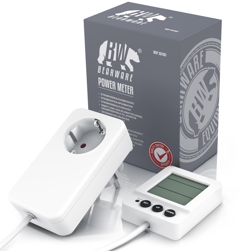 CSL - Energy Cost Meter Socket - Digital Ammeter -