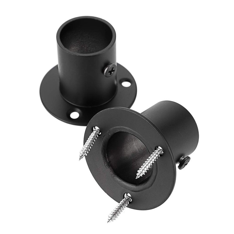 OwnMy 4 Packs Stainless Steel Pole Sockets Flange Rod Holder,