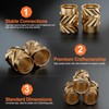 INCLY 130PCS M3 Heat Set Inserts, M3x5.7 Female Thread Metric