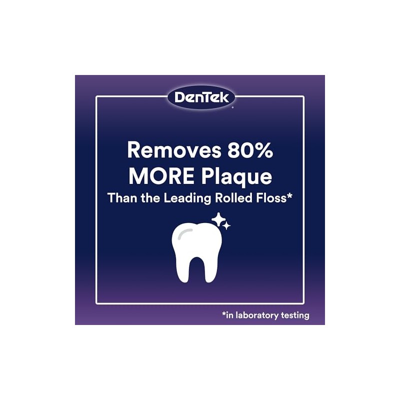 DenTek Cross Flosser - Púas de hilo dental para control