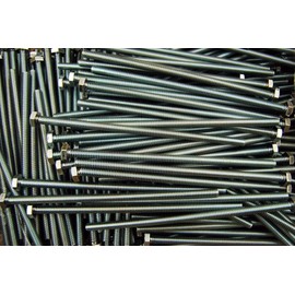 (75) Full Thread 1/4-20 x 6 Hex Head Tap Bolt A307 Zinc