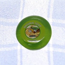 [Out_64] Dasan Body Wash Green Tea Handmade Soap 1 Edeng 4 Pieces / [아우트_64]다산 바디워시 녹차 수제비누 1에덴g 4개