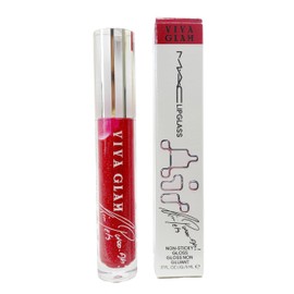 MAC VIVA GLAM Lip Glass Air Non-sticky Gloss - Viva KIMMITMENT (.17 Fl Oz / 5 ml) Limited Edition