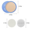 Apooliy Waterproof Setting Powder, Poreless Pressed Face Powder,Lightweight,Long-Lasting,Oil Control Makeup