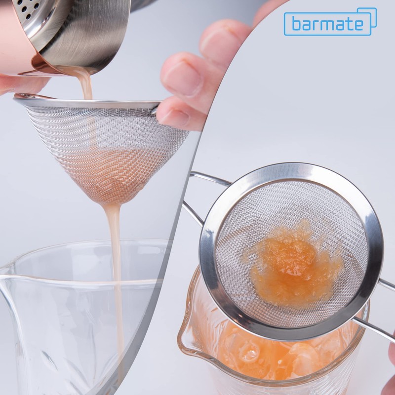 barmate Cocktail Strainer, Stainless Steel Bar Strainer Suitable for All