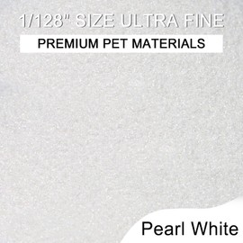 Ceya Ultra Fine Glitter Powder, 1.1LB/ 17.63OZ Pearl White Glitter 1/128” 0.008” 0.2mm Craft Bulk Glitter for Slime Resin Tumbler Jewelry Nails Painting Makeup Wedding Festival Decoration