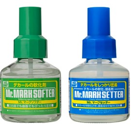 Decal Softener Mr. Mark Softer Mark Setter MS231 MS232 40ml Each Set