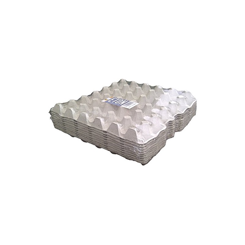 30 Egg Grey Fibre Eton Egg Trays, Pack of 10
