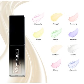 GLOW SPARK Lip Glow Oil for Radiant, Fuller Lips. Luxurious Hydration & All-Day Moisture for Lip Elegance (Gardenia)